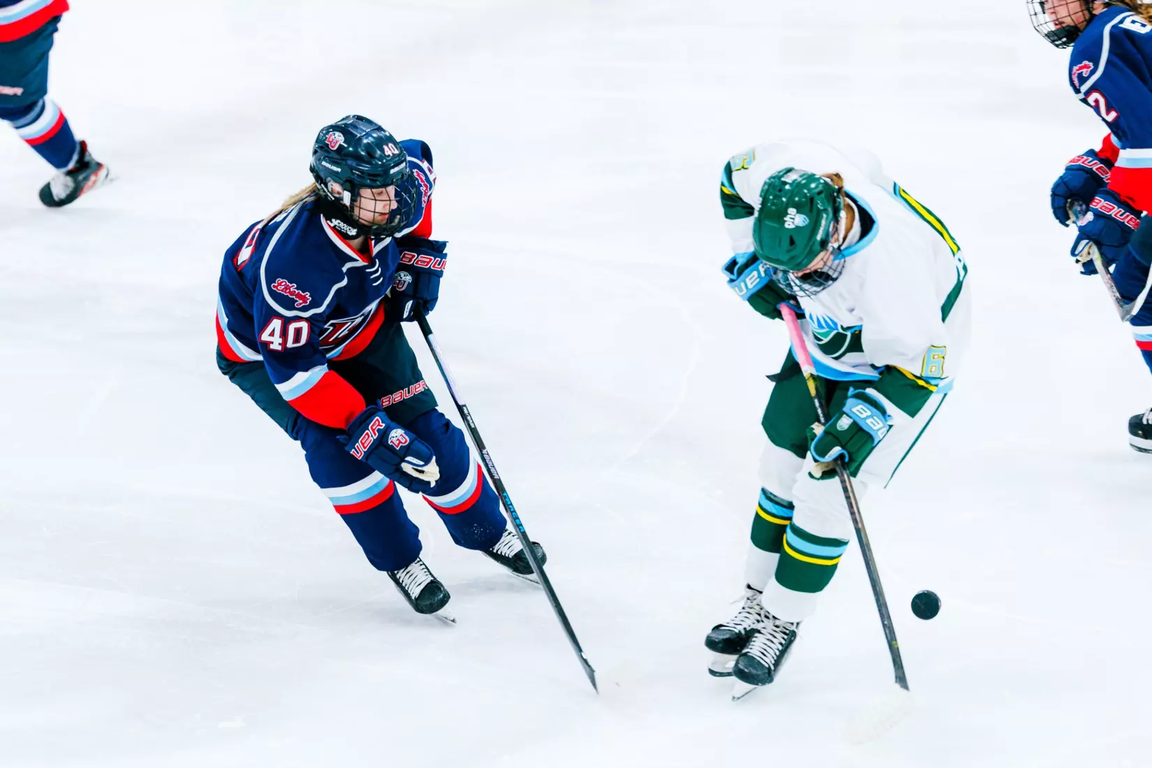 Liberty University’s Women’s D1 Hockey team takes on Purcell Hockey Academy on September 26, 2025 (Photo by Simon Barbre)