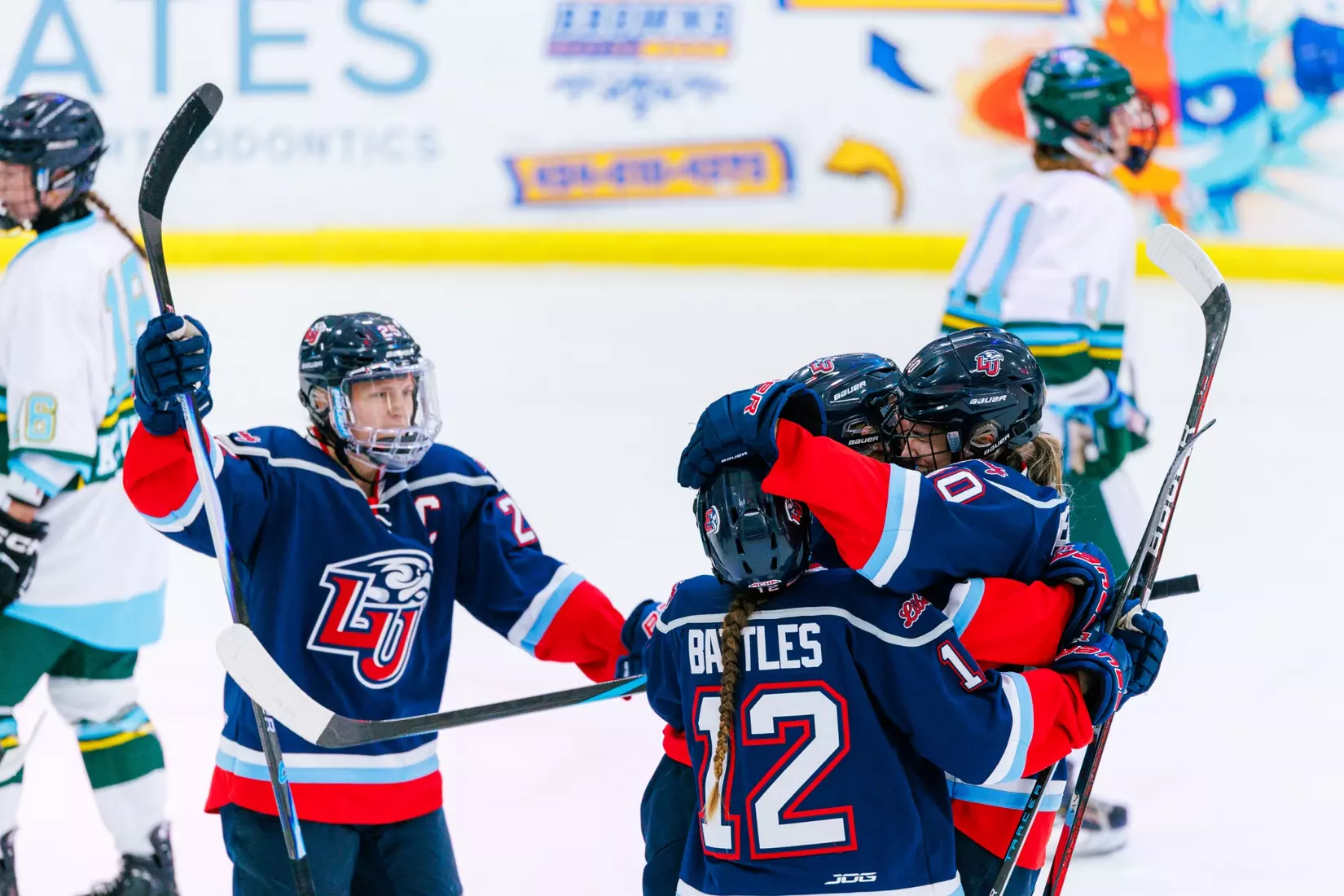 Liberty University’s Women’s D1 Hockey team takes on Purcell Hockey Academy on September 26, 2025 (Photo by Simon Barbre)