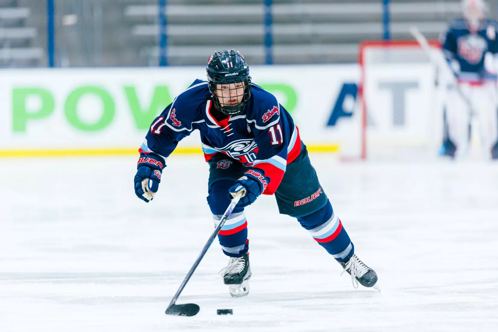 Liberty University’s Women’s D1 Hockey team takes on Purcell Hockey Academy on September 26, 2025 (Photo by Simon Barbre)