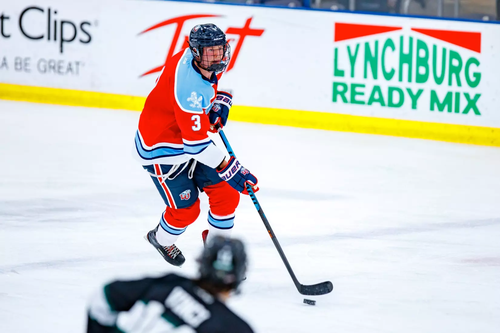 Liberty University’s Mens D3 Hockey team plays Stevenson on 27 September, 2025. (Photo by Ethan Smith)