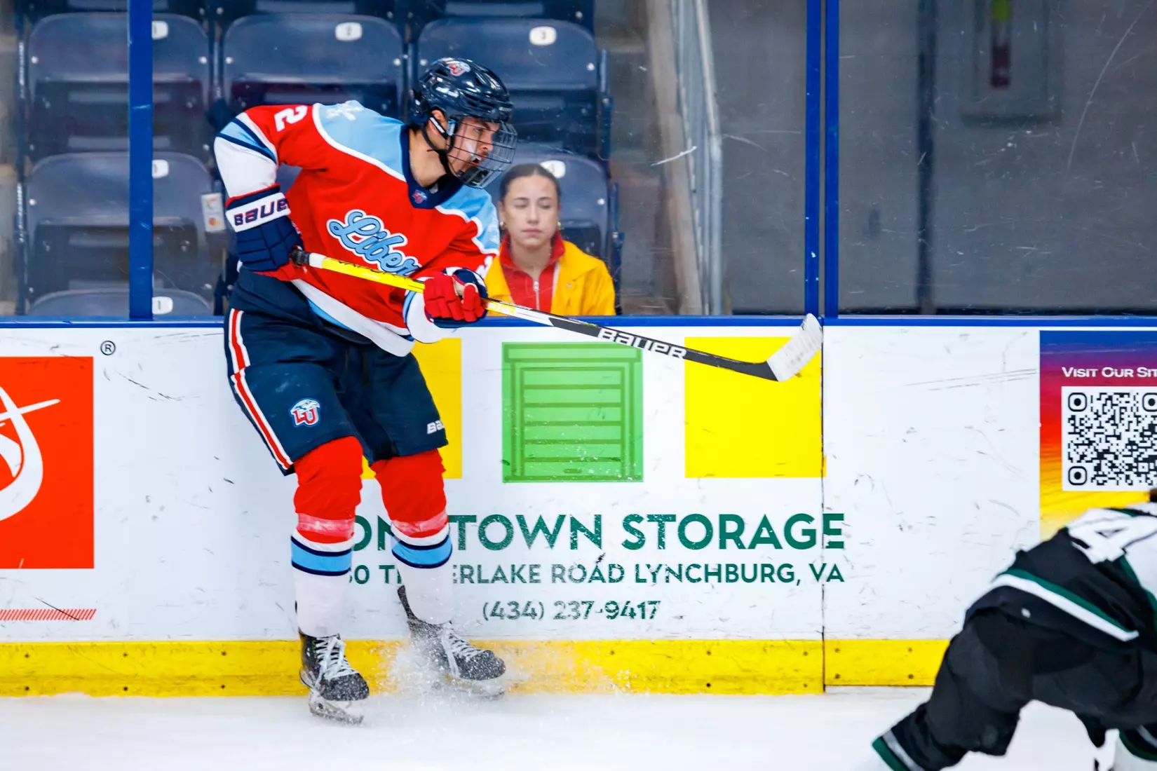 Liberty University’s Mens D3 Hockey team plays Stevenson on 27 September, 2025. (Photo by Ethan Smith)