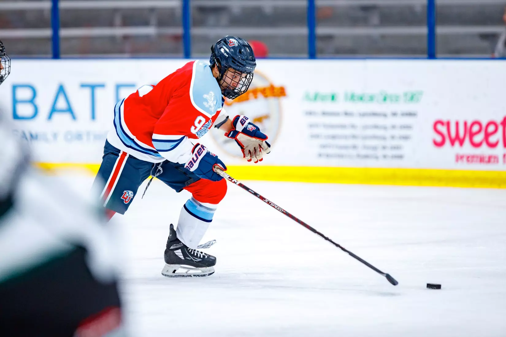 Liberty University’s Mens D3 Hockey team plays Stevenson on 27 September, 2025. (Photo by Ethan Smith)