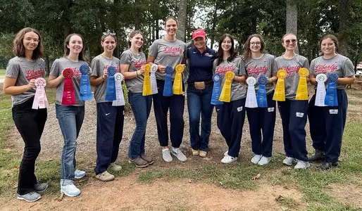Western equestrian team at Clemson