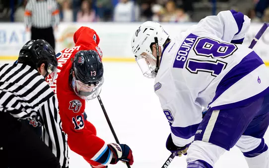 Kal Essenmacher faceoff vs. Niagara