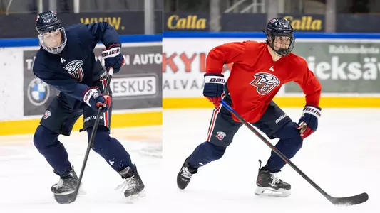 Mac Ratzlaff and Luke Munroe Finland practice