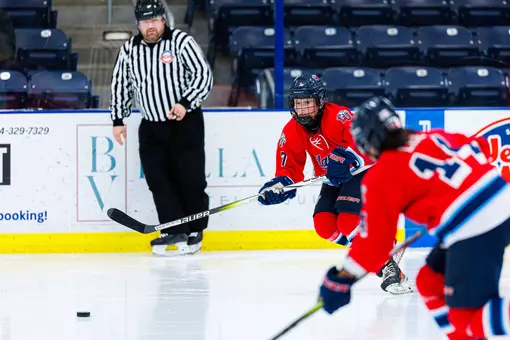 Presley Ellis breakaway with Hayley Lee