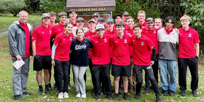 Disc golf team at Mid-Atlantic Championships