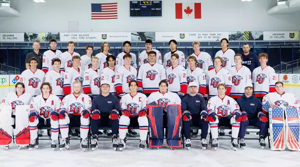 DIII men's hockey team portrait