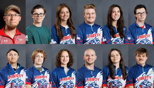 Archery team portraits composite