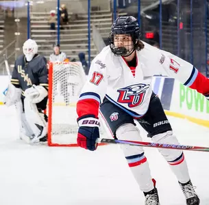 DII men's hockey forward Boaz Sochaczeveski vs. Army