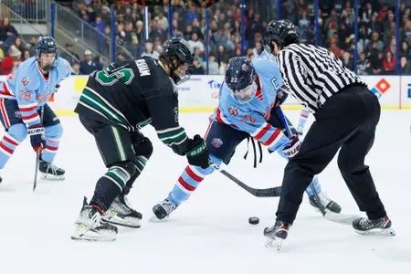 Sam Feamster faceoff vs. Ohio