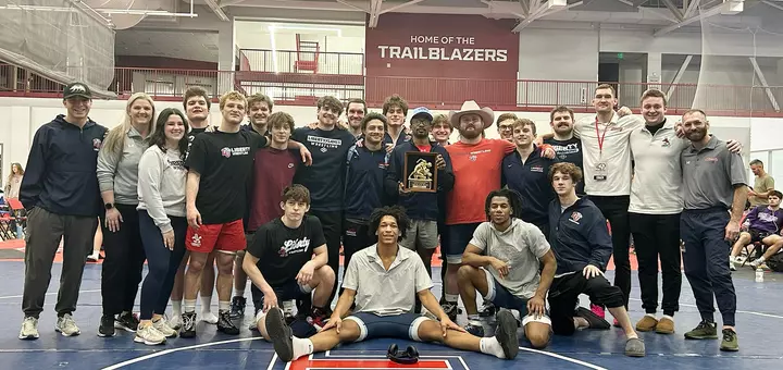 Men's wrestlers at NCWA National Duals