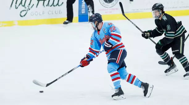 DI men's hockey senior captain Sam Feamster