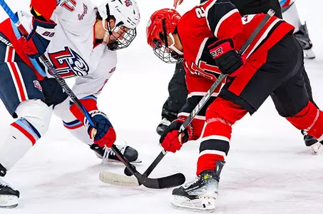 Tucker Shields faceoff vs. Utah