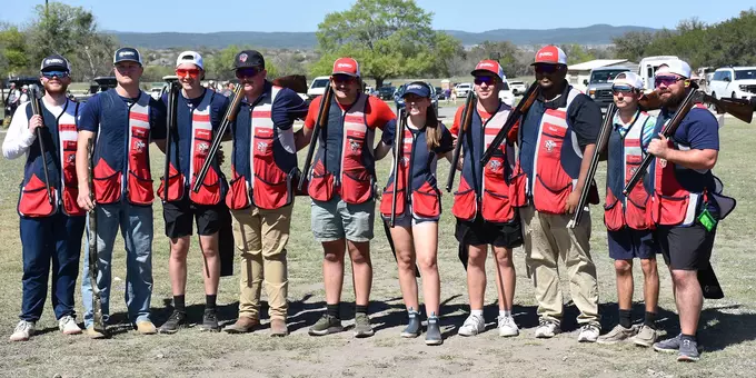 Shotgun team at ACUI National Championships in San Antonio