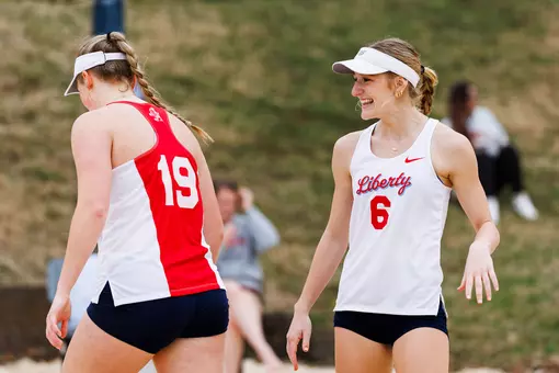Beach volleyball duo Anna Moody Jo Malone