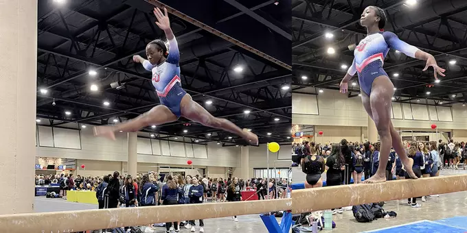 Mali Campbell action at nationals