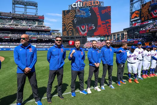 Cole Seaborn on opening day in New York