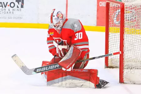 Jozef Kuchaslo saves for Drury