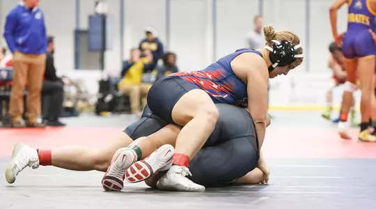 Cendall Manley pins opponent