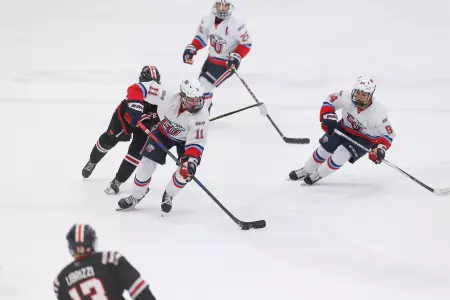 Tucker Shields skates vs. NC State
