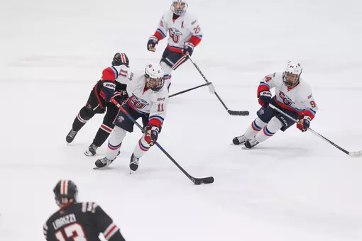 Tucker Shields skates vs. NC State