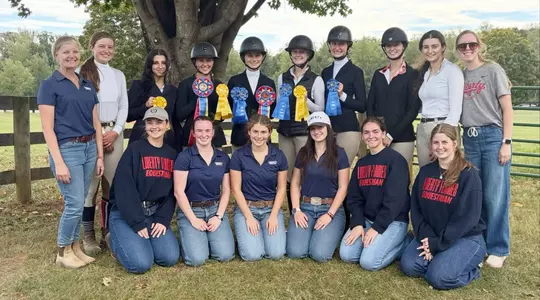 Hunt Seat team at Sweet Briar College
