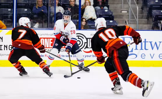 DII men's hockey forward Jacob Peterson vs. Virginia Tech