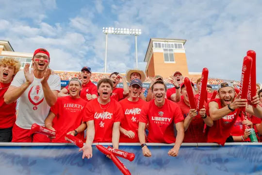 Liberty Universities Football team faces New Mexico State in Williams Stadium on September 9, 2023. (Photo by: Kendall Tidwell)