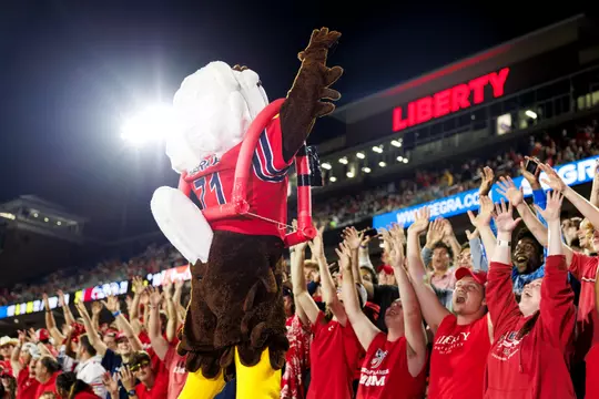 Liberty University’s Football team takes on the Sam Houston Bearkats for Midweek on the Mountain at Williams Stadium on October 05, 2023 (Photo by: Chase Gyles)