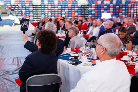 Liberty Athletics held it’s first annual auction, The Liberty Flames Spring Gala, on April 26, 2024. (Photo by: Matt Reynolds)
