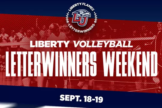 Liberty Volleyball Letterwinner Weekend Sept. 18-19 2026