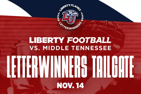 Liberty Football Letterwinner Tailgate vs. MTSU Nov. 14, 2026