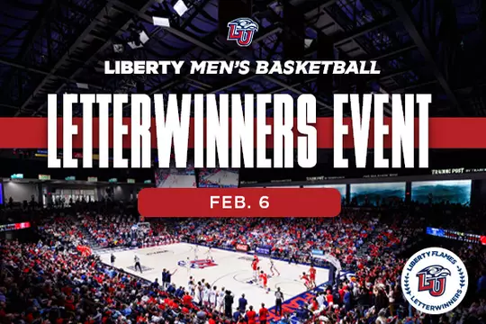 Letterwinners Event Men's Basketball February 6, 2027 Graphic