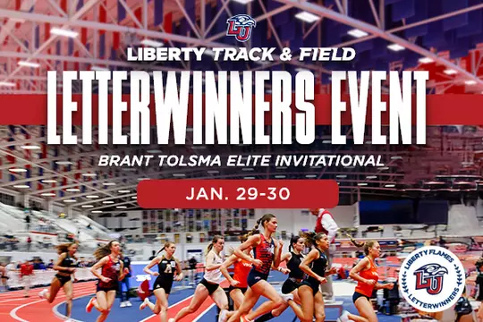 Letterwinners Event Track and Field Janraury 29-30, 2027 Graphic