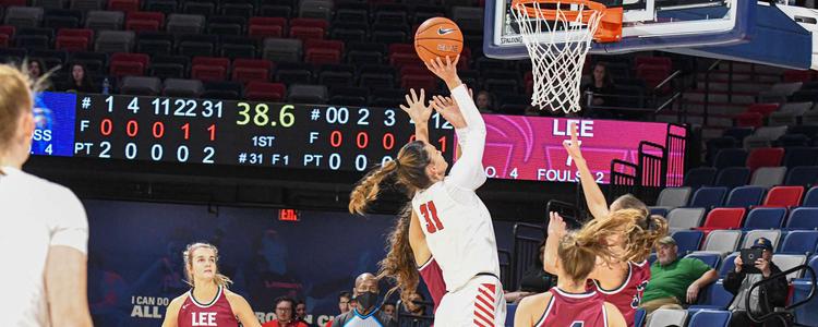 Post Play Powers Liberty to 75-39 Win in Battle of the Flames Image