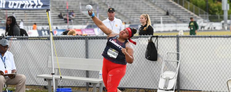 Liberty Wins 5 Events, Sets 2 ASUN Meet Records on Friday Image