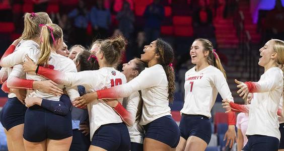 Liberty Sweeps UCA, Maintains ASUN Lead with 8th Win in a Row Image