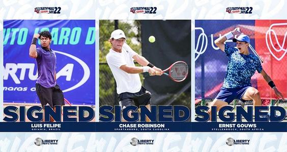 Men’s Tennis Announces Addition of Miguel, Robinson and Gouws Image