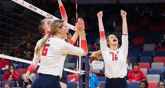 Lady Flames Finish as Outright ASUN Regular Season Champs with Sweep at Bellarmine Image