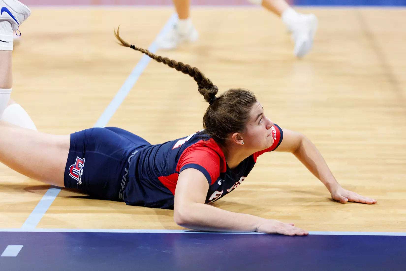 The Liberty University Women’s Volleyball team takes on the Florida International University Panthers at Liberty Arena on October 21, 2023 (Photo by: Chase Gyles)