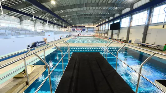 Liberty Natatorium from Dive End 2022