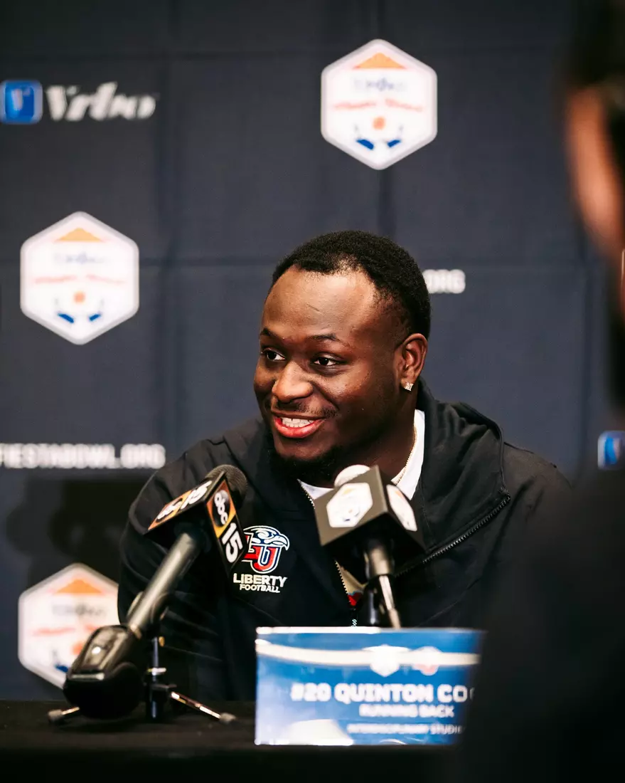 Liberty Football Fiesta Bowl Offensive Press Conference on December 28th, 2023. (Photo by Cassidy Paxton)
