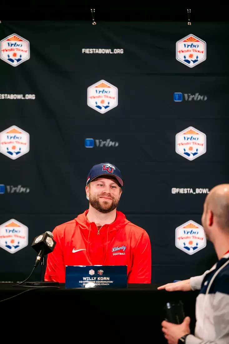 Liberty Football Fiesta Bowl Offensive Press Conference on December 28th, 2023. (Photo by Cassidy Paxton)
