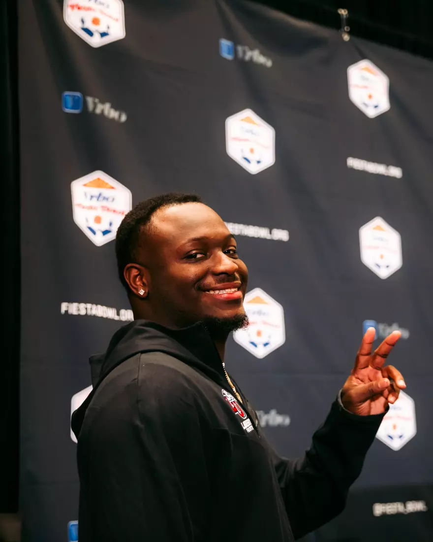 Liberty Football Fiesta Bowl Offensive Press Conference on December 28th, 2023. (Photo by Cassidy Paxton)