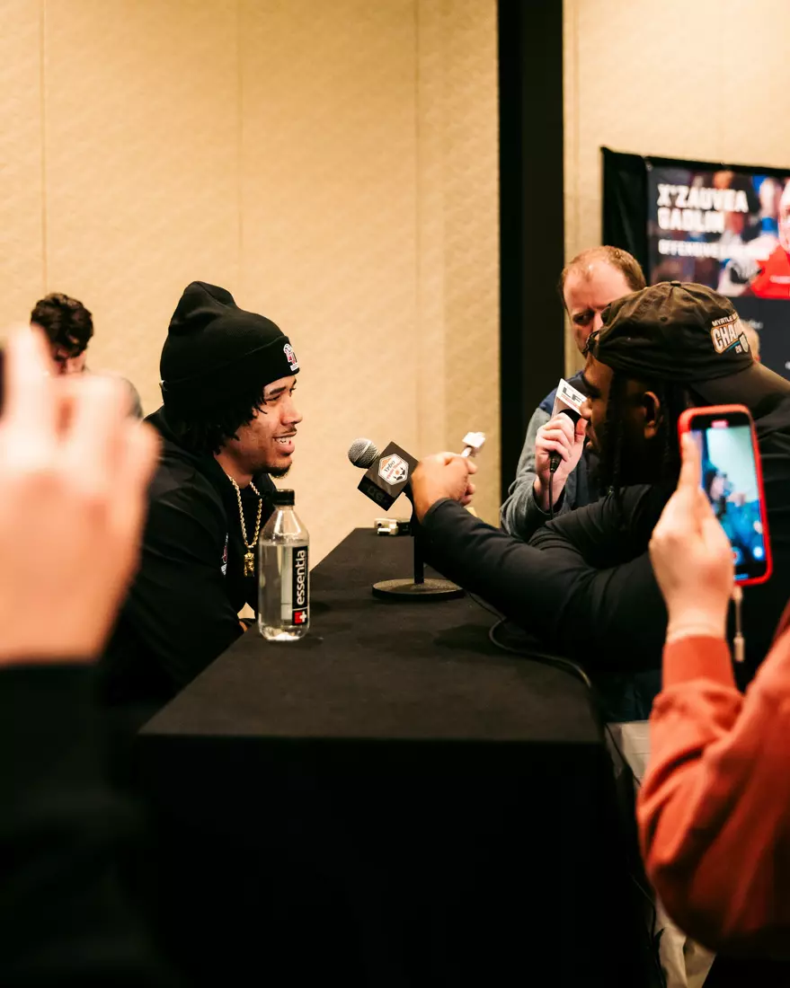 Liberty Football Fiesta Bowl Offensive Press Conference on December 28th, 2023. (Photo by Cassidy Paxton)