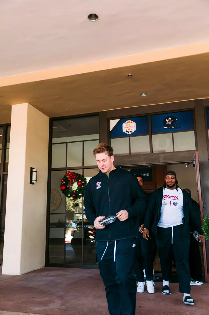 Liberty Football Fiesta Bowl Offensive Press Conference on December 28th, 2023. (Photo by Cassidy Paxton)