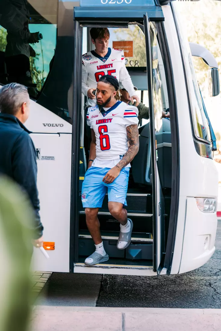 Liberty Football Pep Rally for Fiesta Bowl on December 30th, 2023. (Photo by Cassidy Paxton)