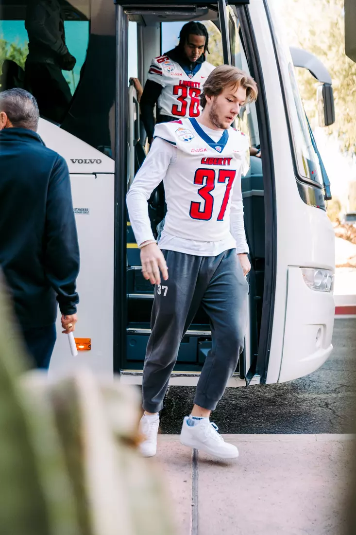 Liberty Football Pep Rally for Fiesta Bowl on December 30th, 2023. (Photo by Cassidy Paxton)