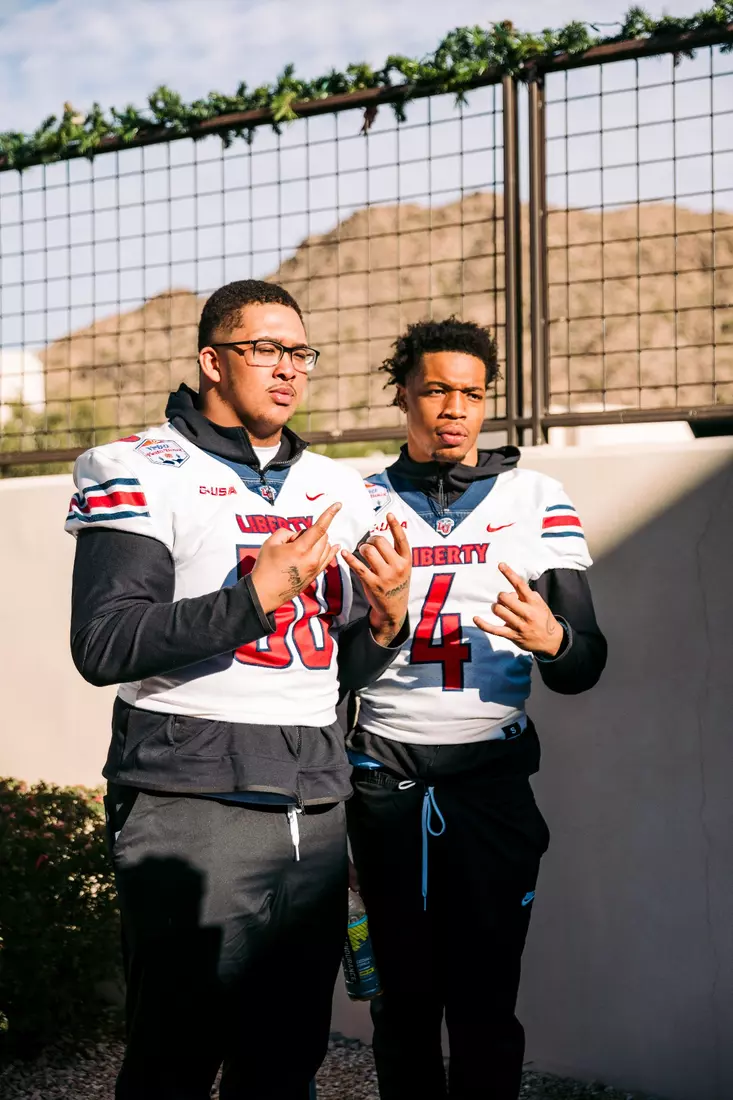 Liberty Football Pep Rally for Fiesta Bowl on December 30th, 2023. (Photo by Cassidy Paxton)